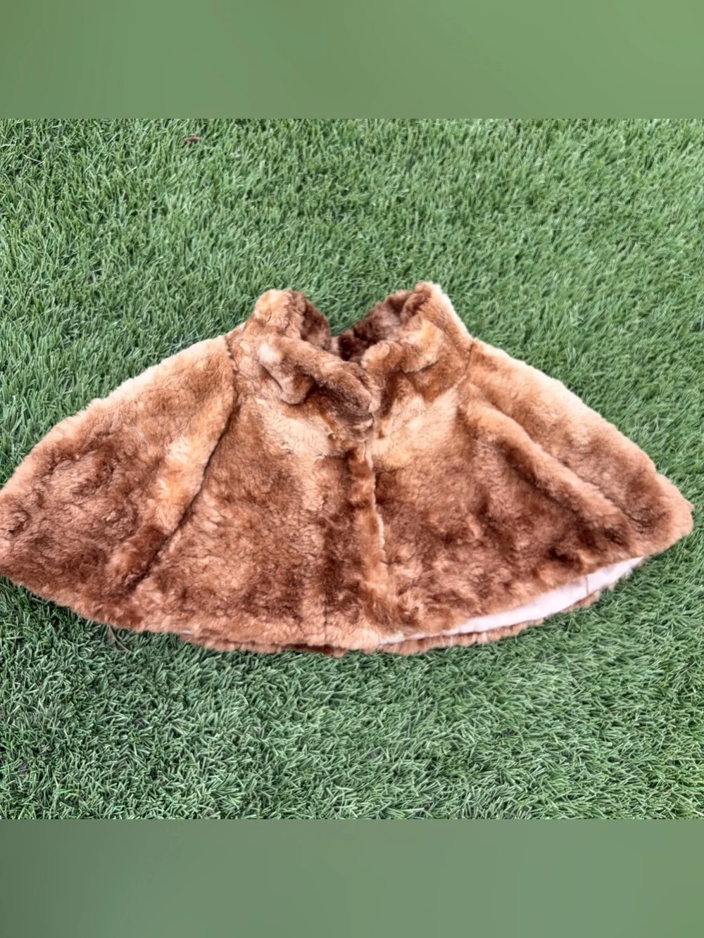 Buttersoft Genuine Sheared Beaver Fur Cape Collar Kids Fred Benioff 1940’s